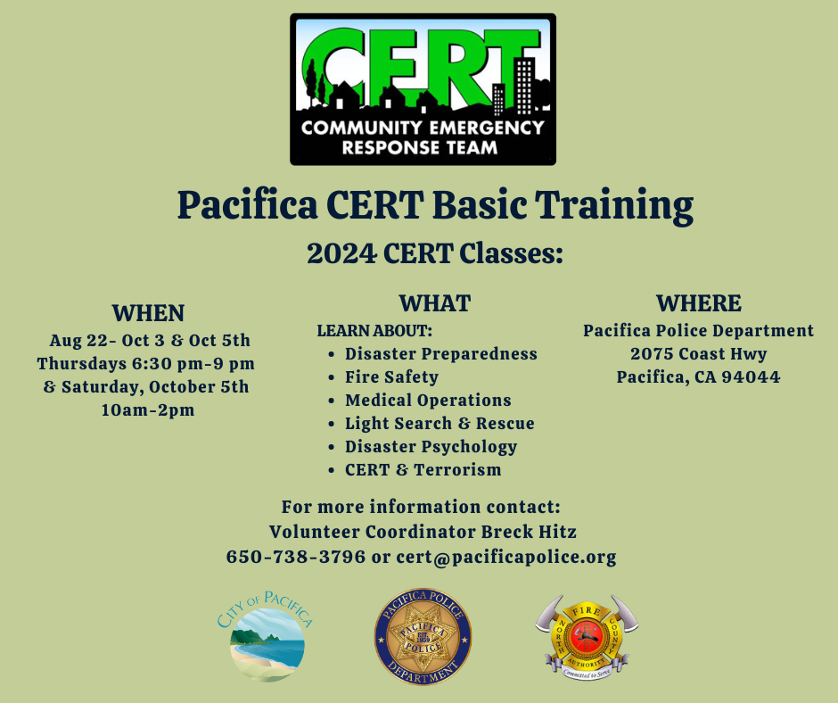 Pacifica CERT Basic Training