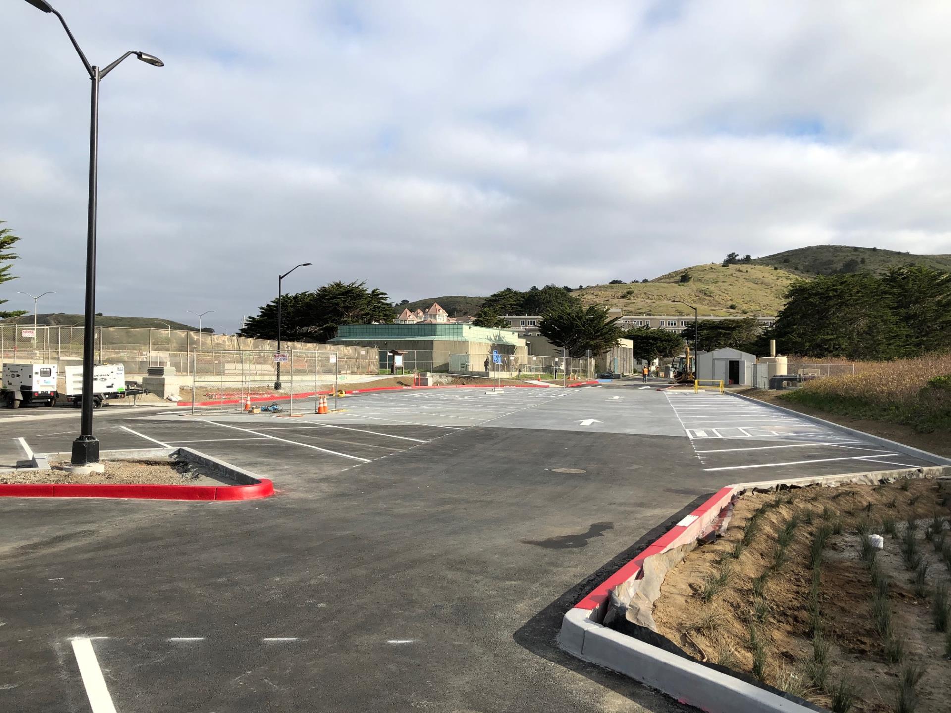 Wet Weather EQ Basin Parking Lot