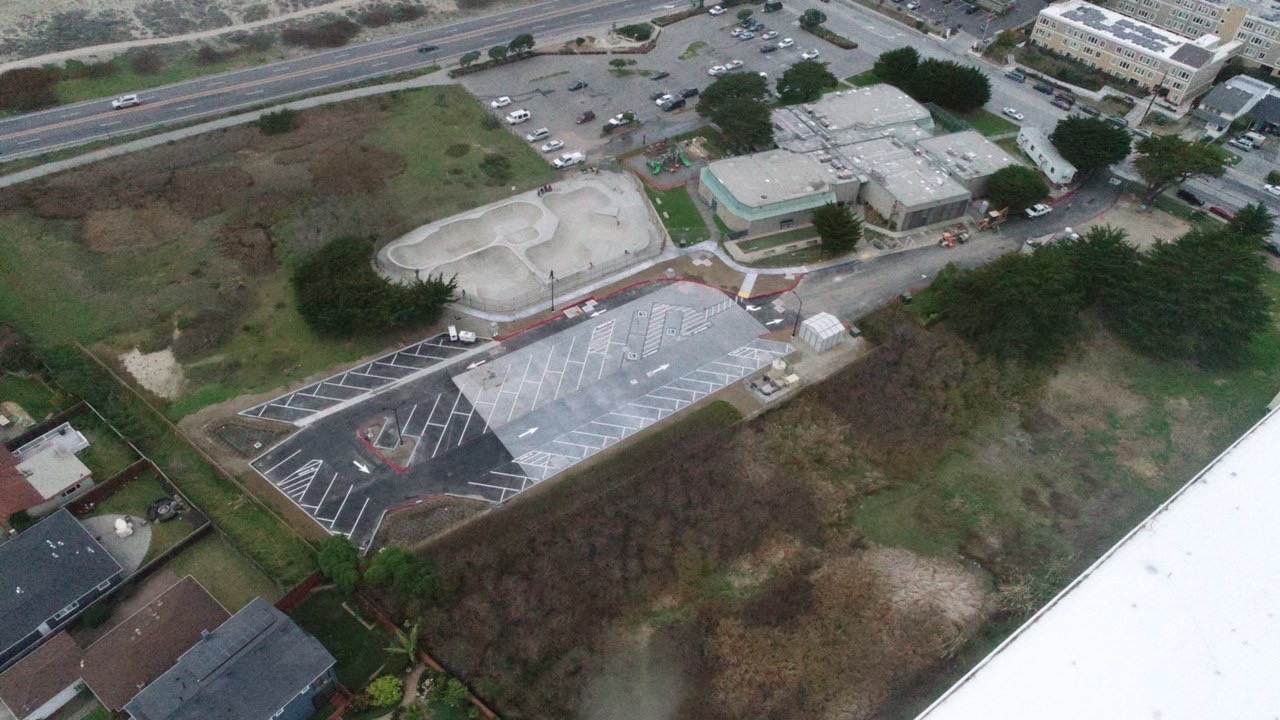 Wet Weather EQ Basin Aerial View